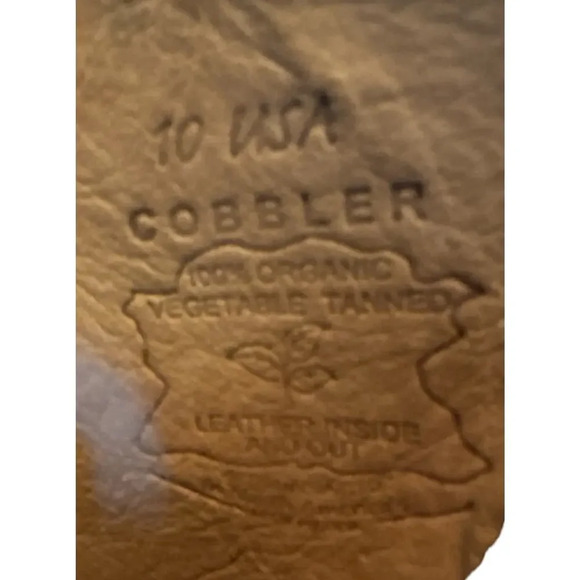 Bed|Stu Leather Ankle Boots Brown Distressed Western Side Zip Stacked Heel 10 - Picture 6 of 6